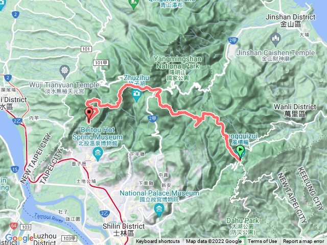 陽明山東西大縱走