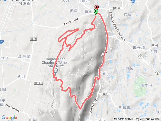 大岡山大南天後山縱走