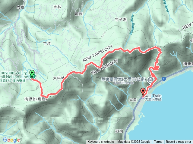 桃源谷內寮線登灣坑頭山