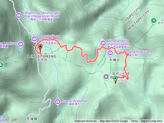 陽明山擎天崗環狀步道-冷水坑