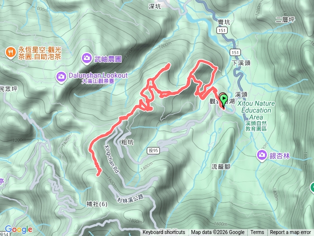 1150224溪頭四秀縱走