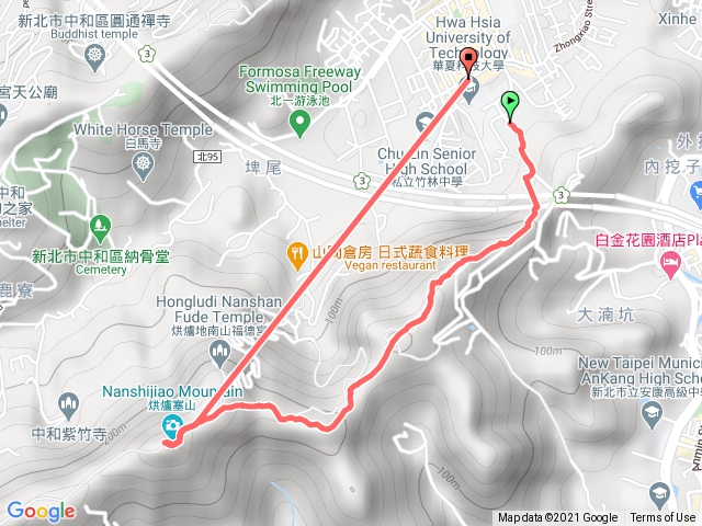 小百岳集起來烘爐地登山步道(南勢角山)202101241506