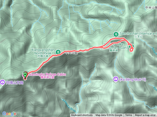 嘉明湖山屋-嘉明湖-三叉山-嘉明湖山屋