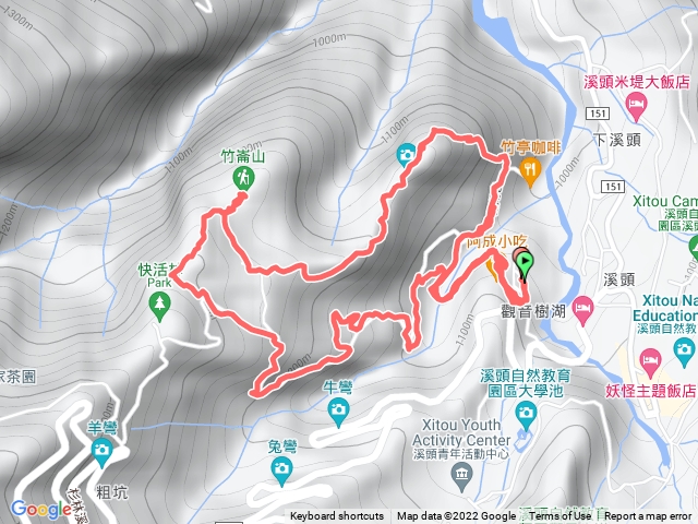 快活林竹崙山溪頭山步道