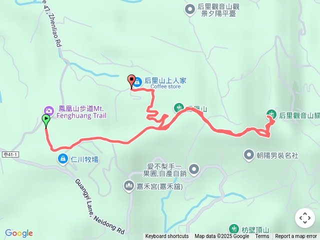 后里鳳凰山步道