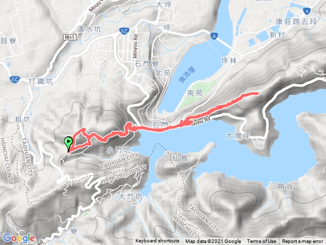 石門山》新溪洲山》愚公亭 往返