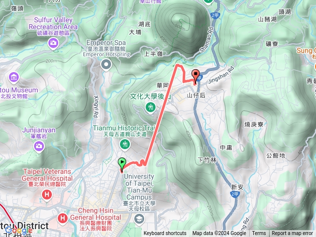 天母古道翠峰湖瀑布