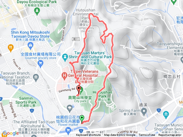 虎頭山（2M走山）
