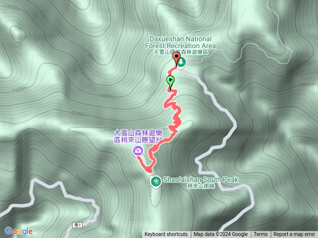 小百岳集起來鳶嘴稍來山國家步道202409081214