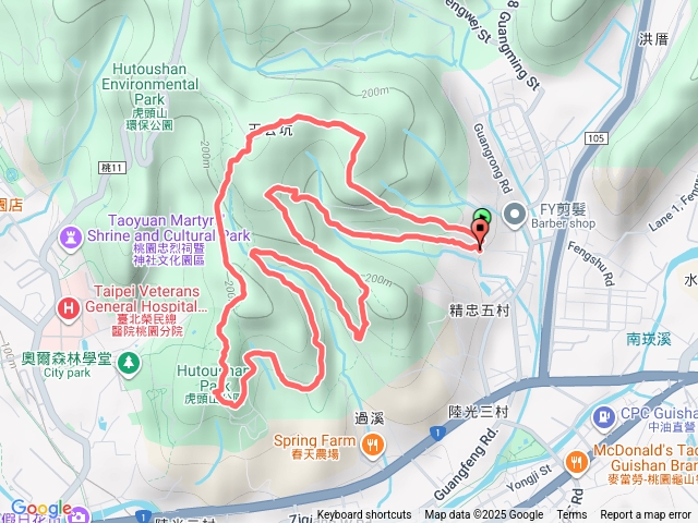 虎頭山楓樹步道預覽圖