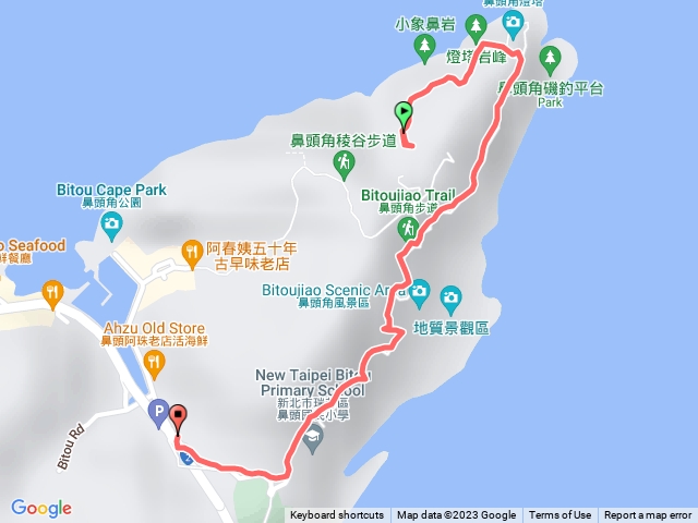 鼻頭燈塔密境古道