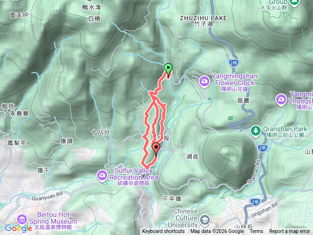 草山瀑布吊橋+十八份水圳步道連走預覽圖