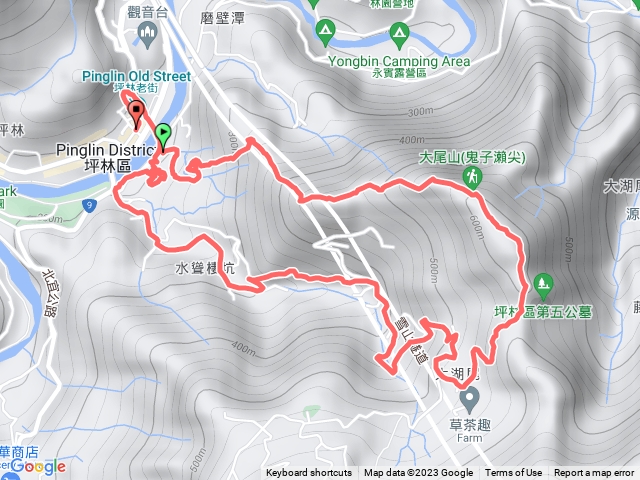 新北坪林 大尾山步道(鬼子瀬尖山）