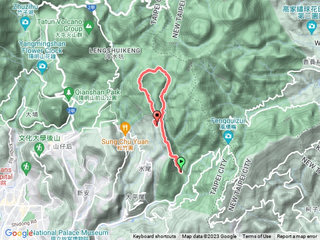 大崎頭古道+瑪礁古道+內雙溪古道+擎天岡步道+竹篙山古道