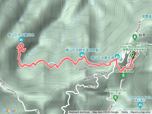 檜木巨木森林及蜜月步道