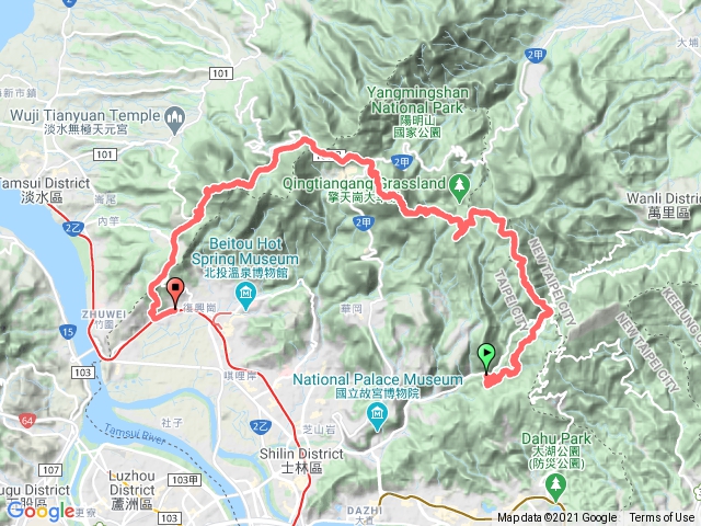 1100206-陽明山東西越野跑