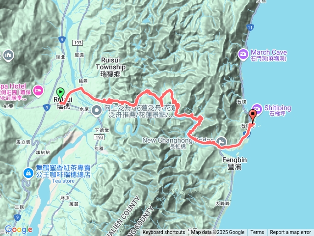 瑞港公路（花64線）．瑞穗→石梯坪