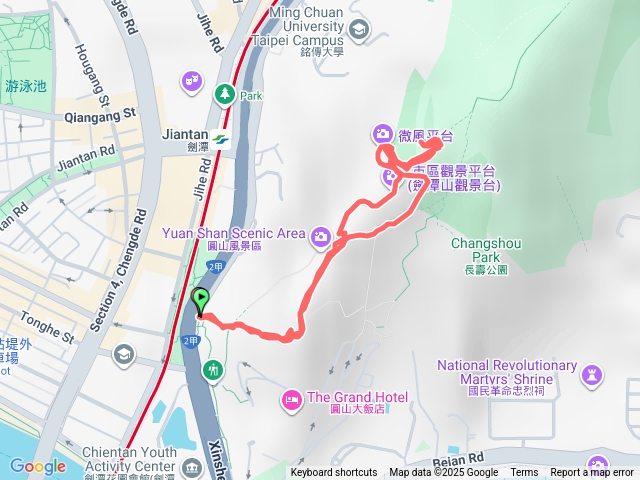 劍潭山步道預覽圖