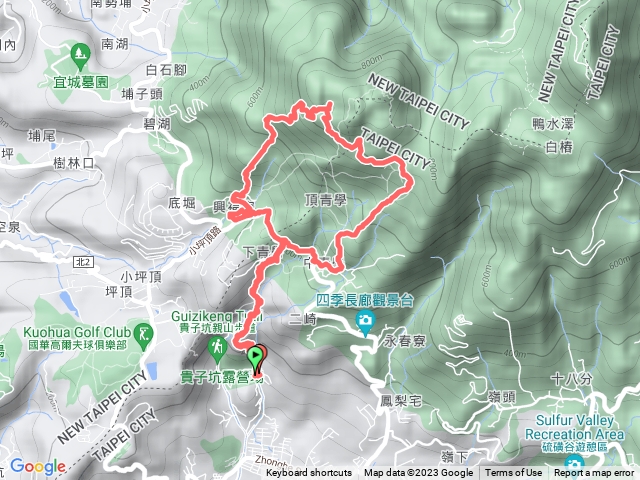 貴子坑-清天宮-向天池-興福寮-貴子坑