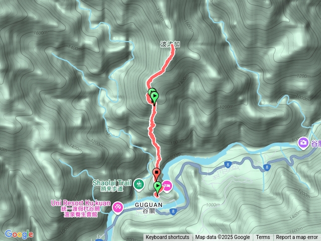 谷關波津加山預覽圖