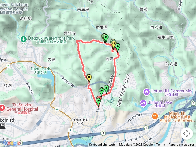 東湖國中安泰溪內溝溪O形走(經147漆彈內溝溪生態館)
