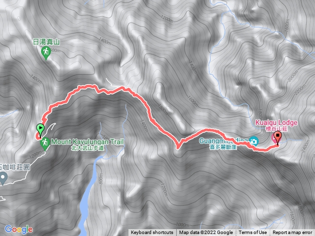 北大武山舊登山口至檜谷山莊