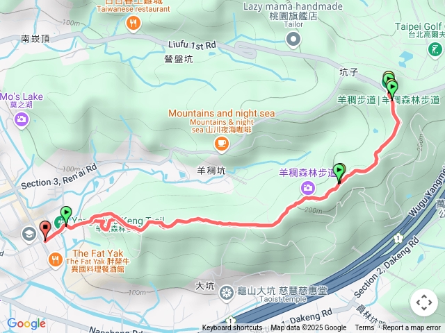 羊稠森林步道往返