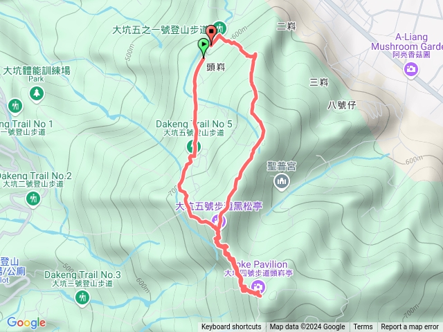 大坑5號上5-1號下(113/10/19)預覽圖