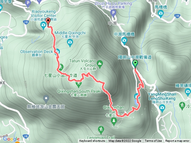 夢幻湖上七星山