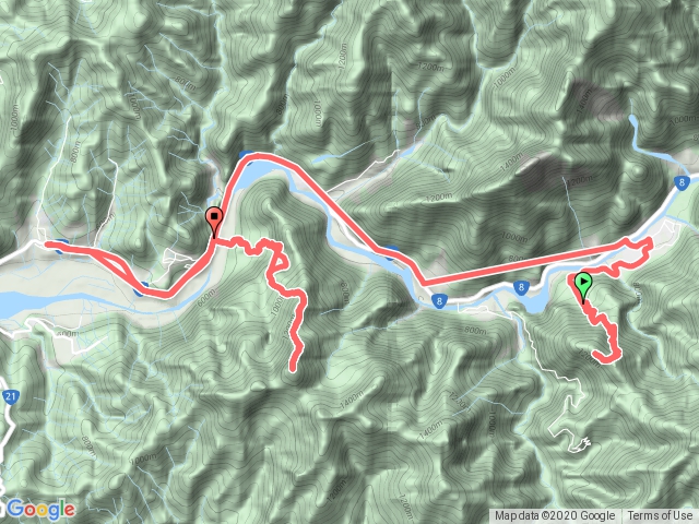 谷關七雄白毛山 唐麻丹山