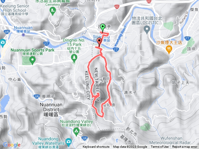 粗坑口登山步道 碇內尖H360
