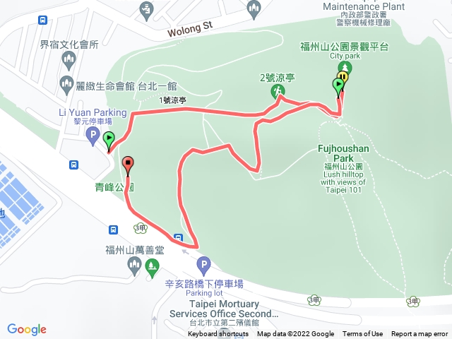 福州山 看夜景