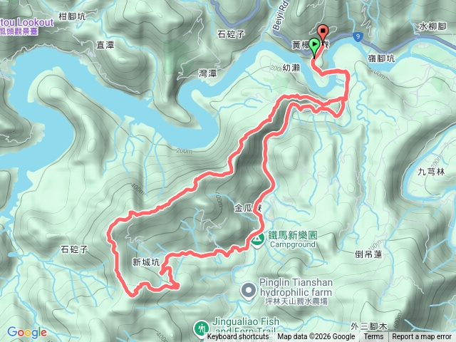 坪林火炎山群峰-仁里坂山-火炎山東峰-火炎山-火炎山南峰O型預覽圖