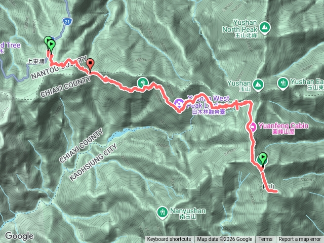 玉山後兩峰單攻預覽圖