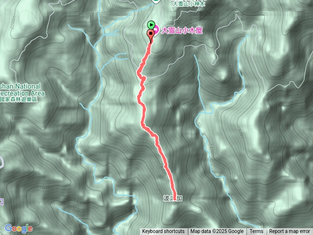 波津加/大雪山去回