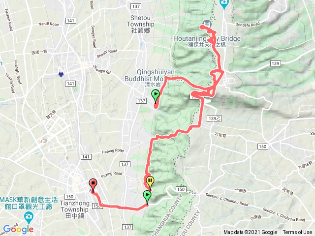 猴探井、橫山大O繞