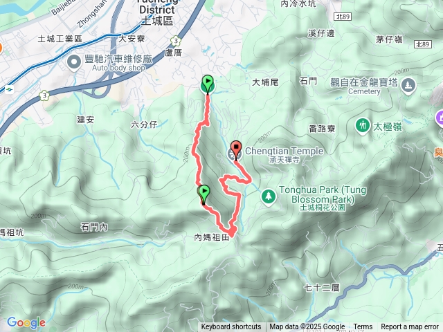 土城登山口至火焰山