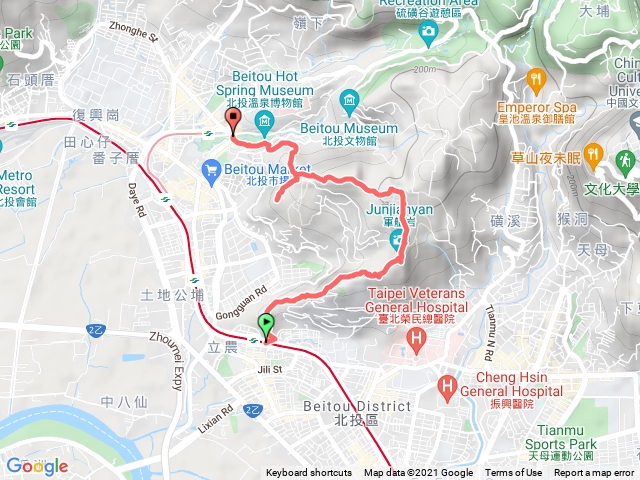 北投山頭健行