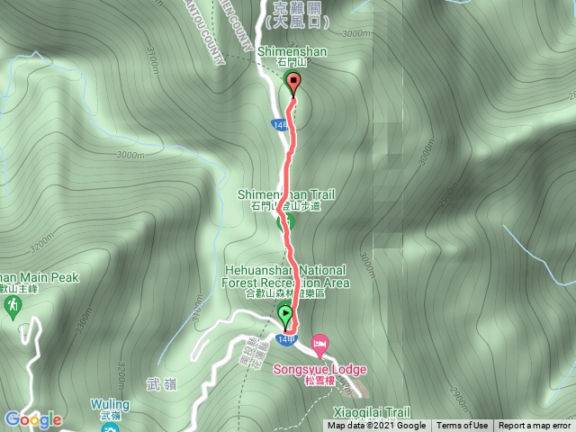 石門山 (合歡石門山) (去程)