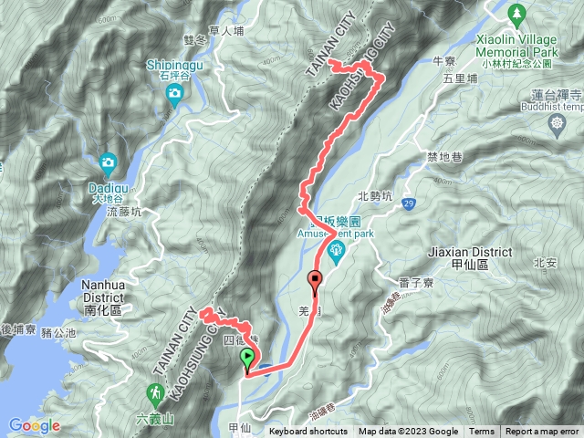 上四社寮（北稜線）、圓山