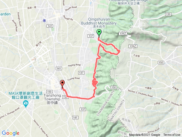 清水岩步道+長青自行車道