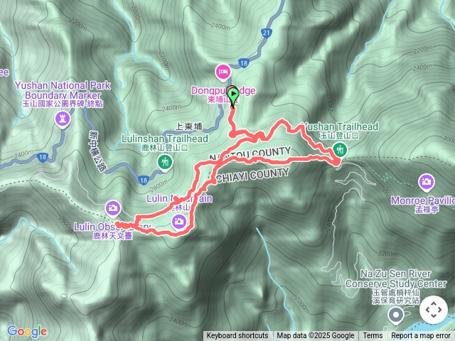 麟趾、鹿林、鹿林前山O型縱走