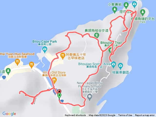 20230623 鼻頭角四峰 - 鼻頭南峰 鼻頭角山 燈塔岩峰 聯合探勘峰 8字行
