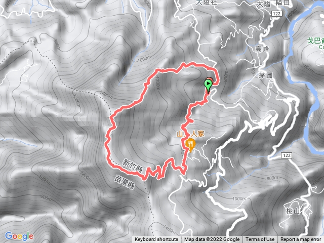 2022.07.01雲霧步道-山上人家-鵝公髻山-鵝公髻第二登山口-雲霧步道