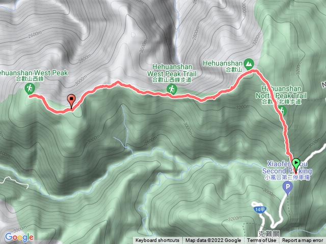 合歡西（1.5休）
