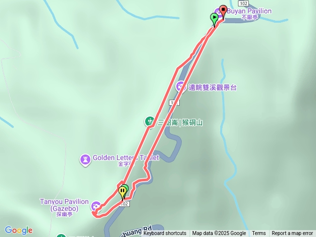 不厭亭,三貂崙山，探幽亭預覽圖