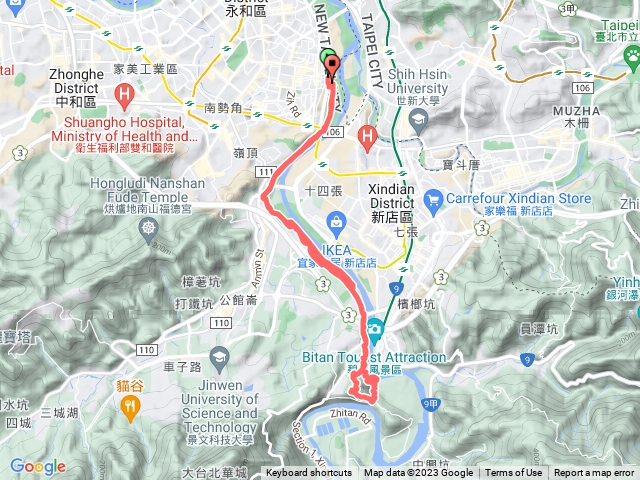 越野跑訓練-秀朗-和美山-真愛碼頭-灣潭遊憩區