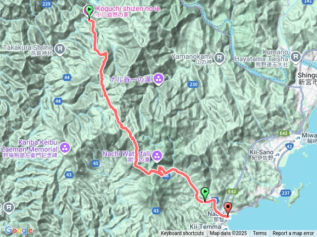 大雲取越-小口至那智車站
