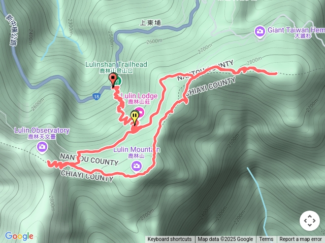 塔塔加三山-鹿林前山、鹿林山、麟趾山