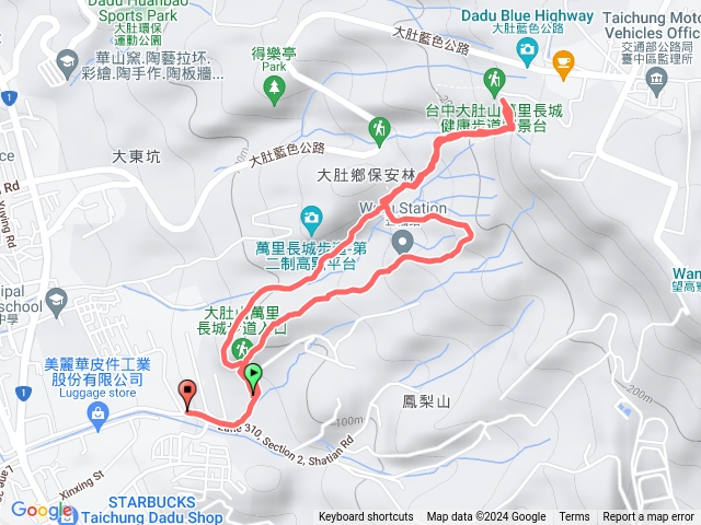 台中大肚萬里長城步道